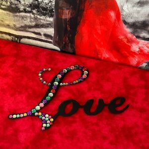 💖 5/$25 | Love Metal Hanging Sign Decoration